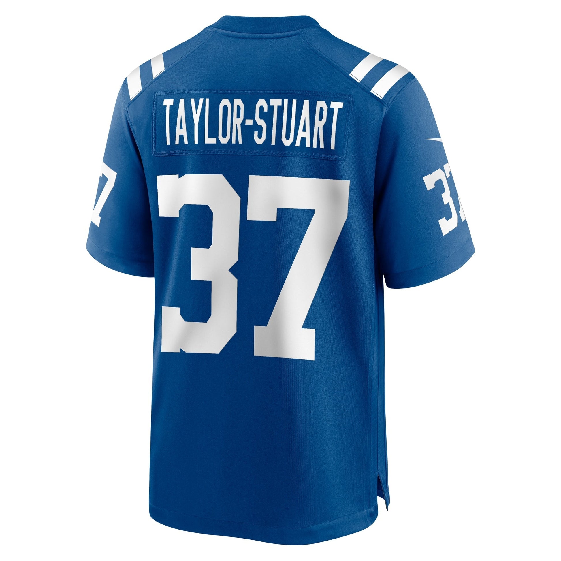 Isaac Taylor-Stuart Indianapolis Colts Nike Team Game Jersey - Royal football jersey product view 3