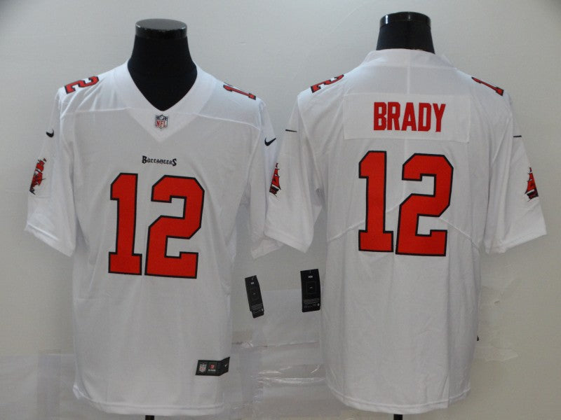 Men's Tampa Bay Buccaneers #12 Tom Brady White Game Jersey1 football jersey product view 1