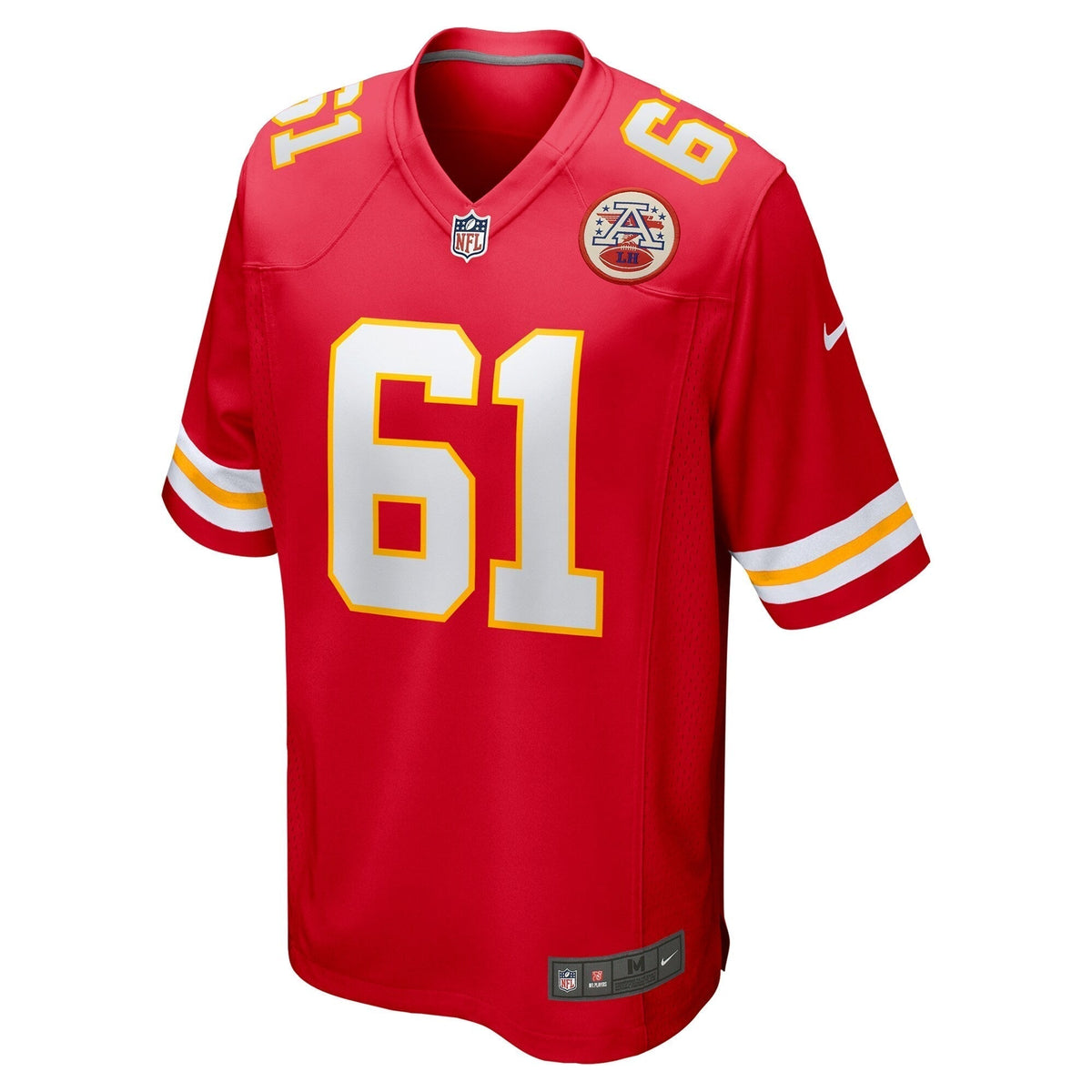 C.J. Hanson Kansas City Chiefs Nike Game Jersey - Red football jersey product view 2