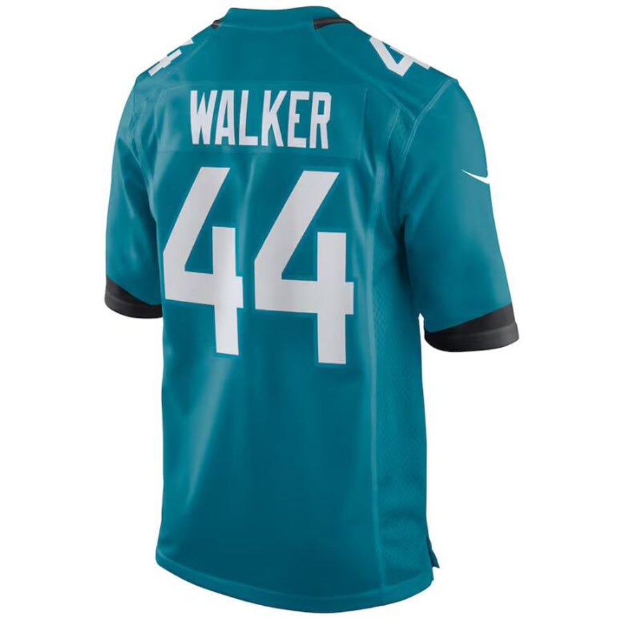 #44 Travon Walker Player J.Jaguars Teal Game Stitched Football Jerseys football jersey product view 1