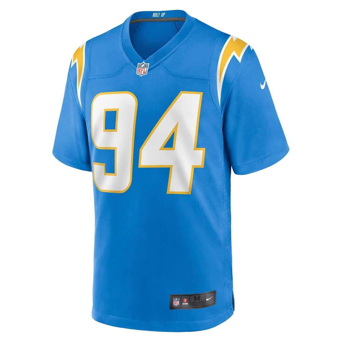Chris Rumph II Los Angeles Chargers Nike Game Jersey - Powder Blue football jersey product view 2