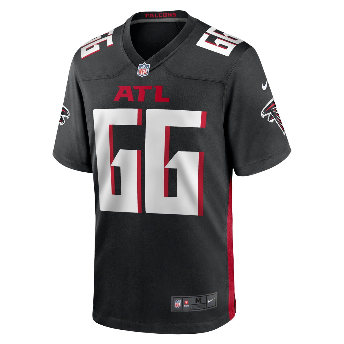 John Leglue Atlanta Falcons Nike Team Game Jersey - Black football jersey product view 2