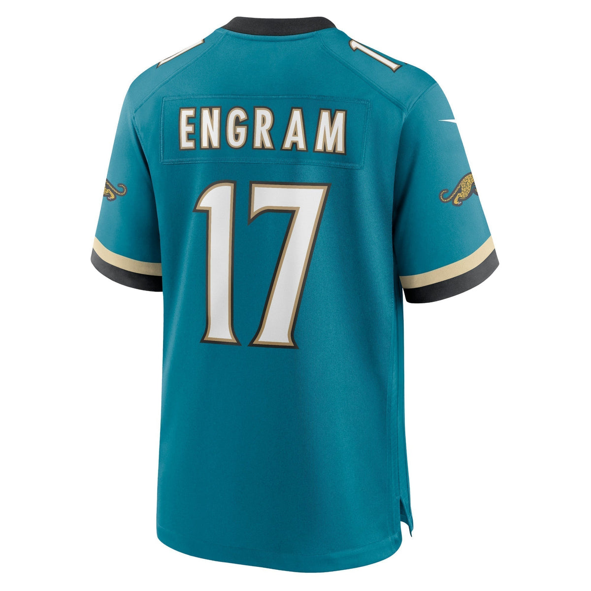 Evan Engram Jacksonville Jaguars Nike Prowler Throwback Game Jersey - Teal football jersey product view 3