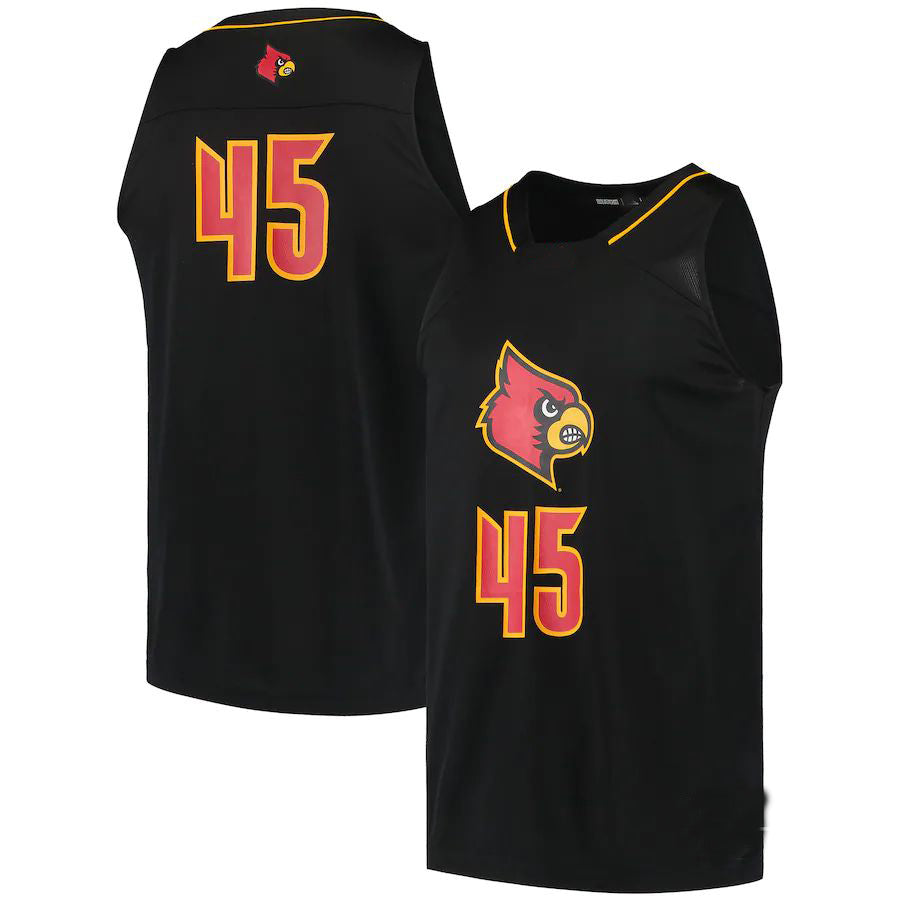 #45 L.Cardinals Swingman Alternate Jersey Black Basketball Jersey Stitched American College Jerseys basketball jersey product view 1