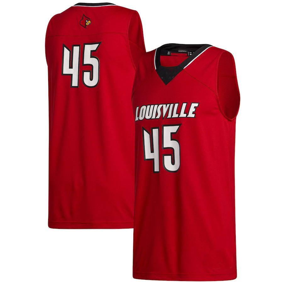 #45 L.Cardinals Swingman Jersey Red Basketball Jersey Stitched American College Jerseys basketball jersey product view 1