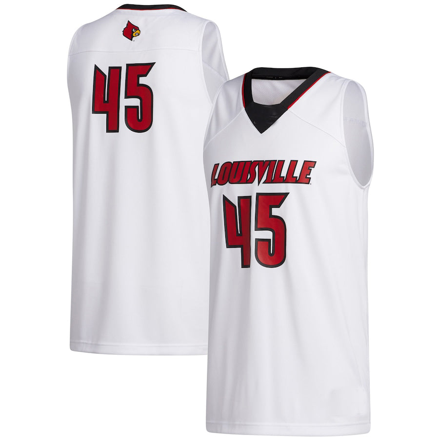 #45 L.Cardinals Swingman Jersey White Basketball Jersey Stitched American College Jerseys basketball jersey product view 1