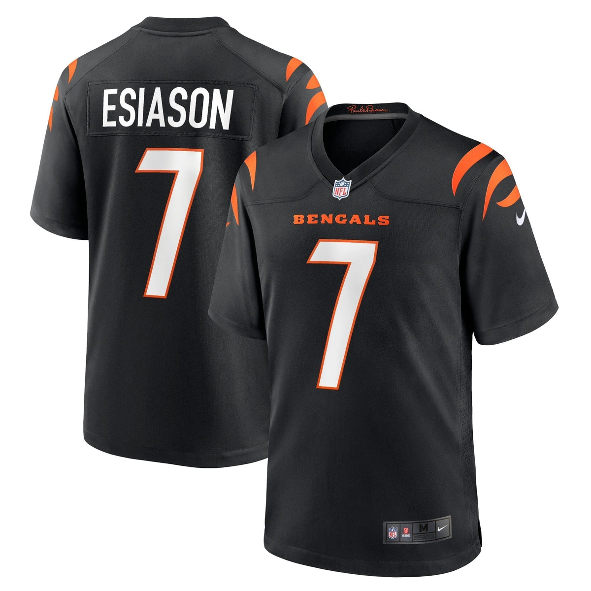 Boomer Esiason Cincinnati Bengals Nike Retired Jersey - Black football jersey product view 1