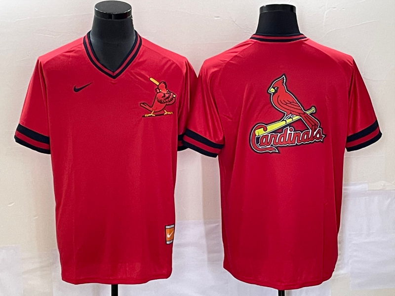 Men's St. Louis Cardinals Red Replica Player Jersey baseball jersey product view 1