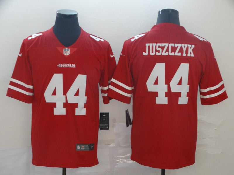 Men's San Francisco 49ers Kyle Juszczyk #44 Red Game Jersey1 football jersey product view 1