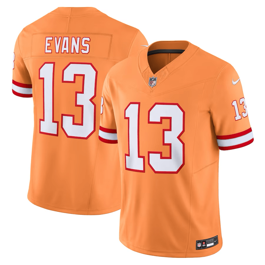 Mike Evans Tampa Bay Buccaneers Throwback Jersey football jersey product view 1