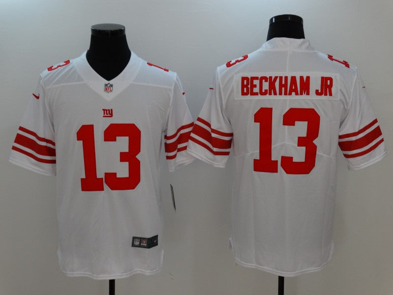 Men's New York Giants Odell Beckham Jr. #13 White Game Jersey1 football jersey product view 1