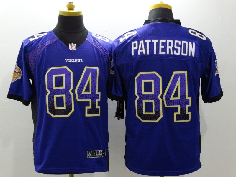 Men's Minnesota Vikings Cordarrelle Patterson #84 Purple Game Jersey1 football jersey product view 1