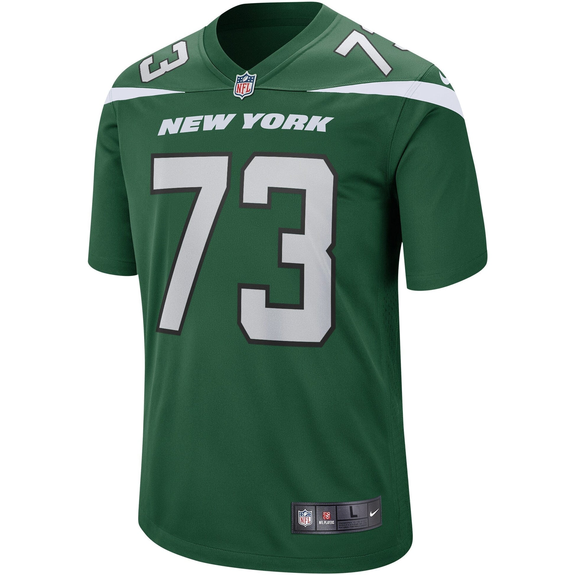 Joe Klecko New York Jets Nike Game Retired Jersey - Gotham Green football jersey product view 2