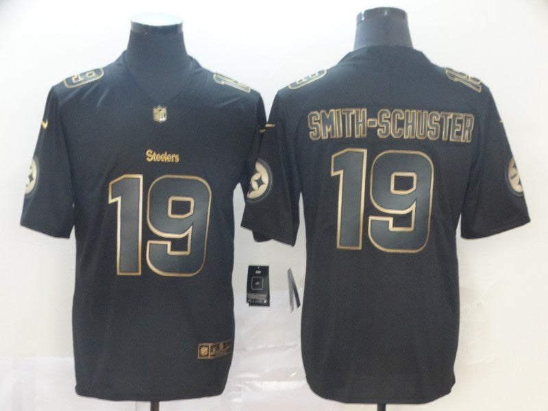 Men's Pittsburgh Steelers JuJu Smith-Schuster #19 Black Game Jersey1 football jersey product view 1