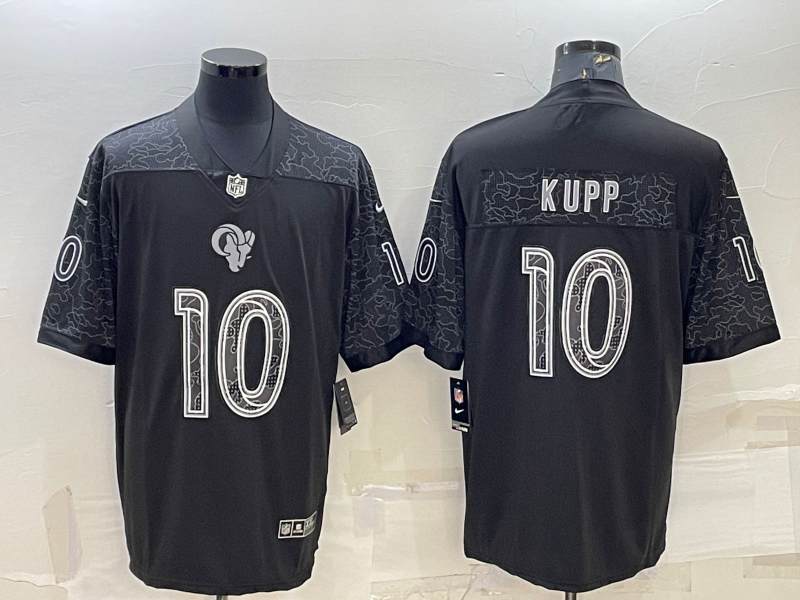 Men's Los Angeles Rams Cooper Kupp #10 Dark Grey Game Jersey1 football jersey product view 1
