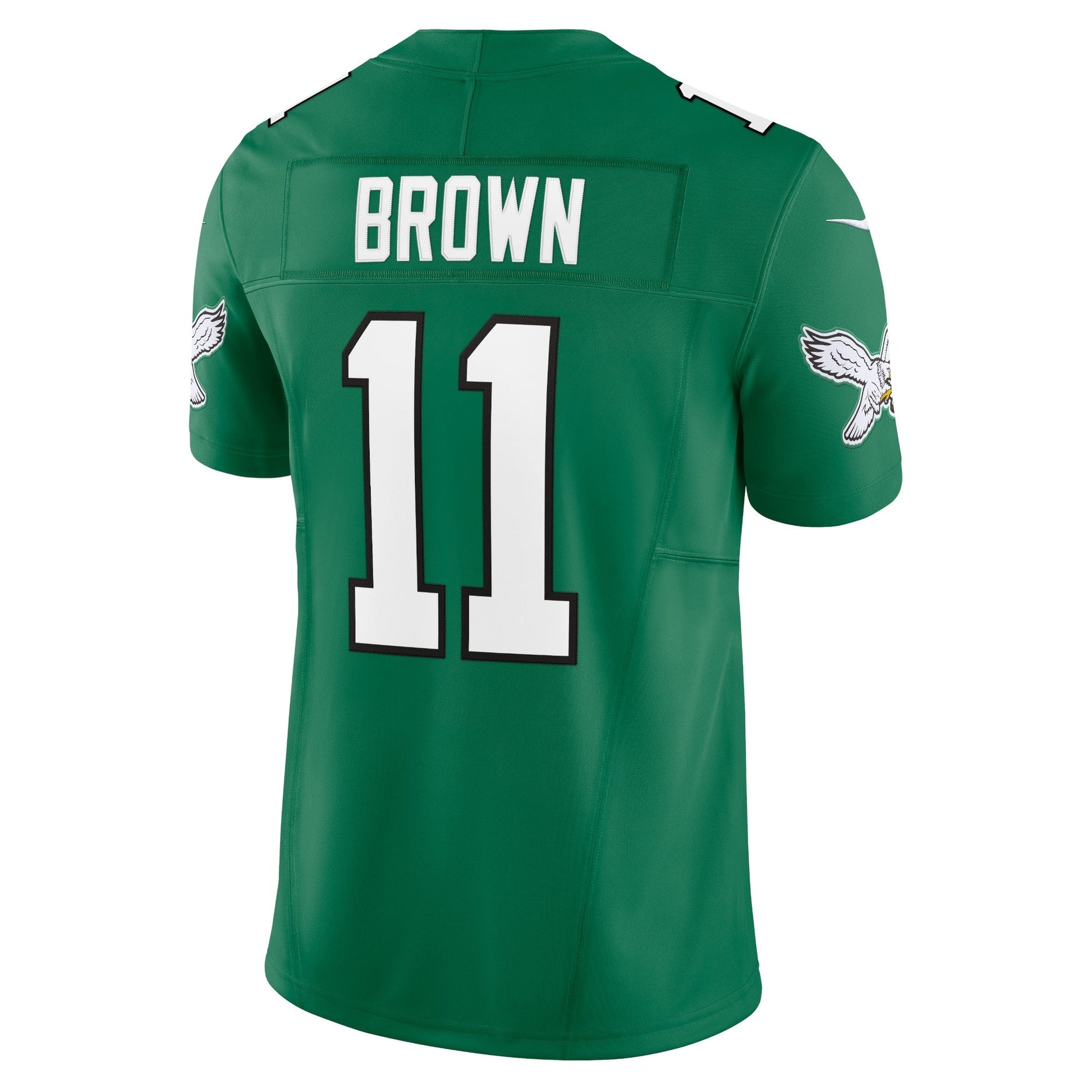 A.J. Brown Philadelphia Eagles Nike Vapor F.U.S.E. Limited Jersey - Kelly Green football jersey product view 3