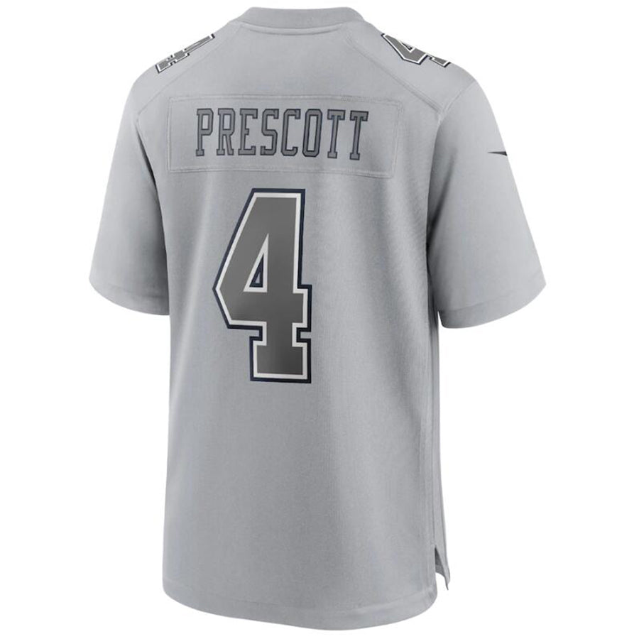 D.Cowboys #4 Dak Prescott Player Gray Game Stitched Football Jerseys football jersey product view 1