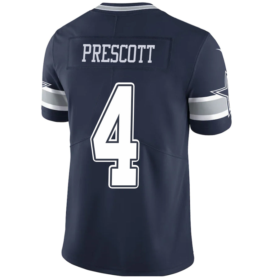 D.Cowboys #4 Dak Prescott Player Navy Game Stitched Football Jerseys football jersey product view 1