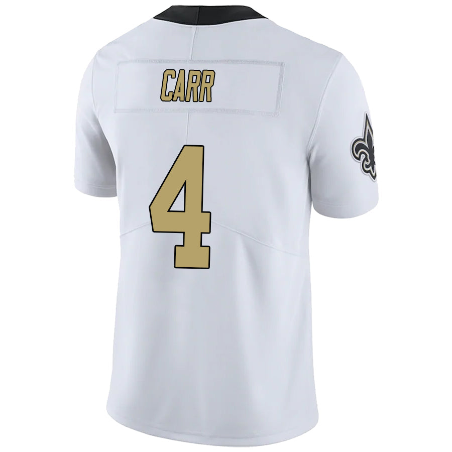 #4 Derek Carr Player NO.Saints White Vapor F.U.S.E. Limited Football Jerseys football jersey product view 1