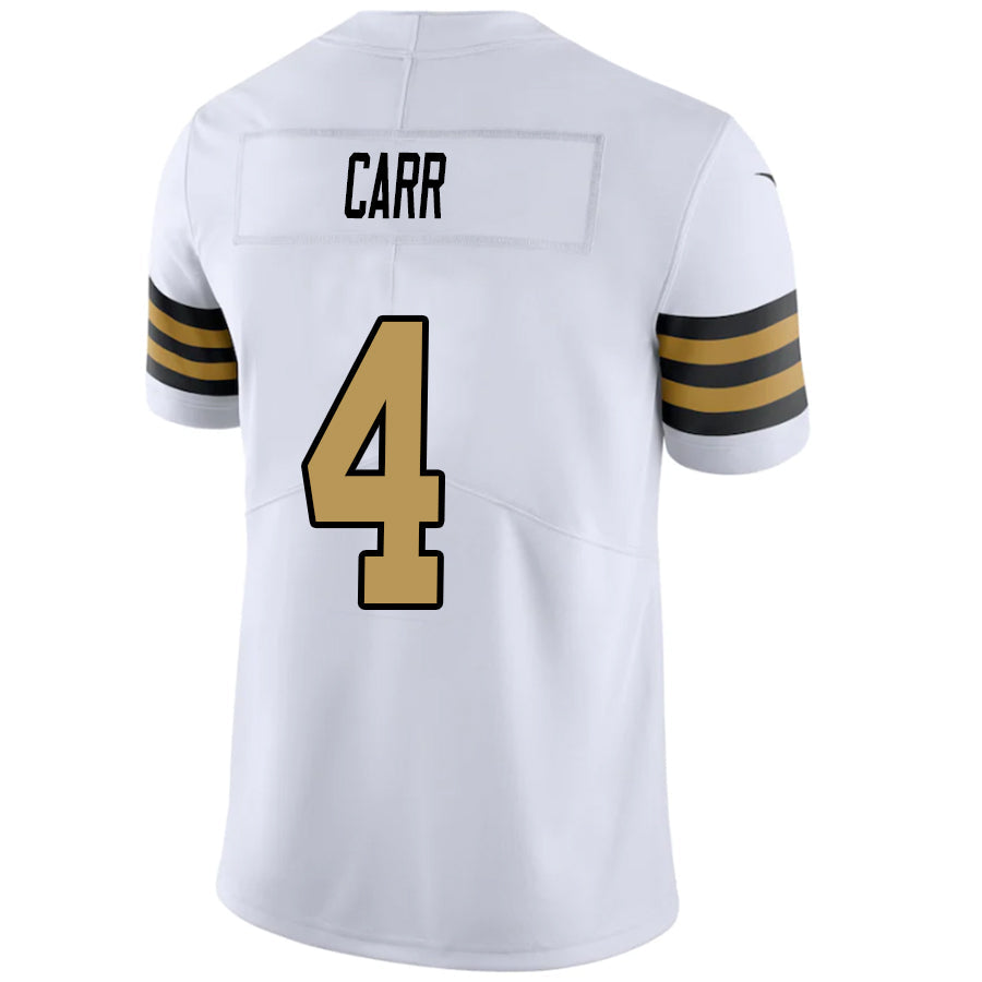 #4 Derek Carr Player NO.Saints White Game Stitched Football Jerseys football jersey product view 1
