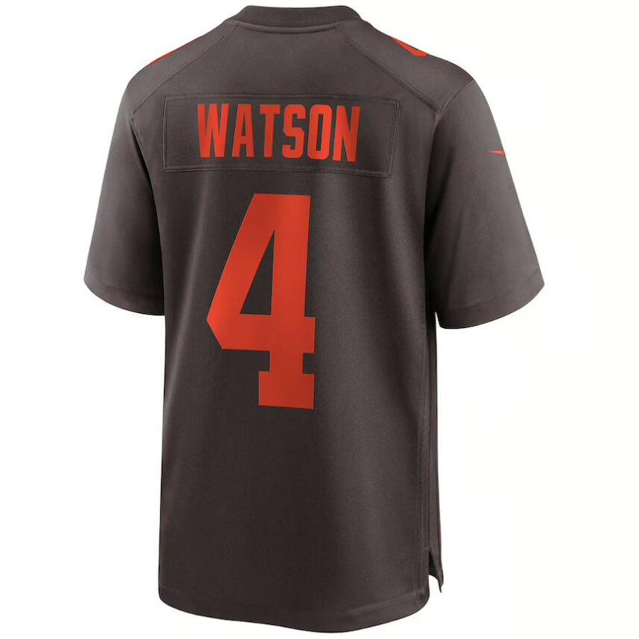C.Browns #4 Deshaun Watson Brown Player Alternate Game Stitched Football Jerseys football jersey product view 1