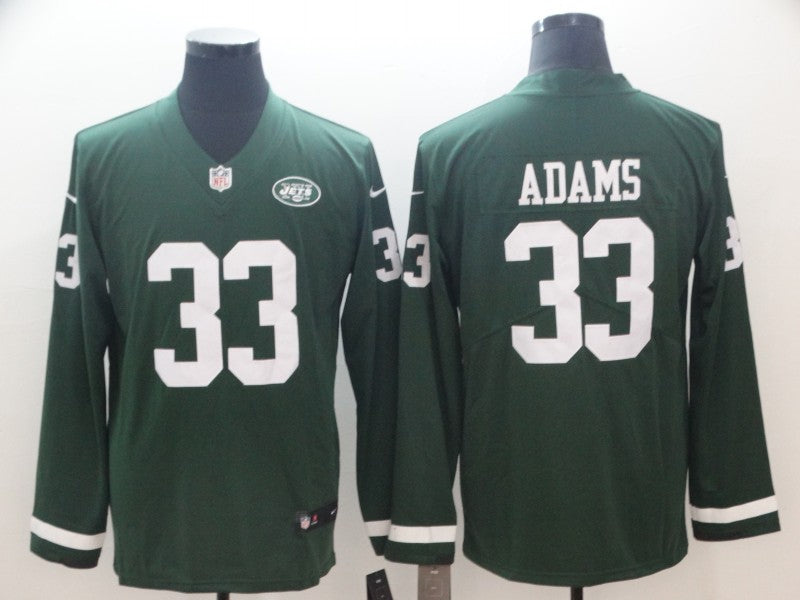Men's New York Jets Jamal Adams #33 Green Game Player Jersey1 football jersey product view 1