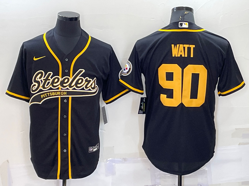 Men's Pittsburgh Steelers T.J. Watt #90 Black Vapor F.U.S.E. Limited Jersey1 Joint edition football jersey product view 1