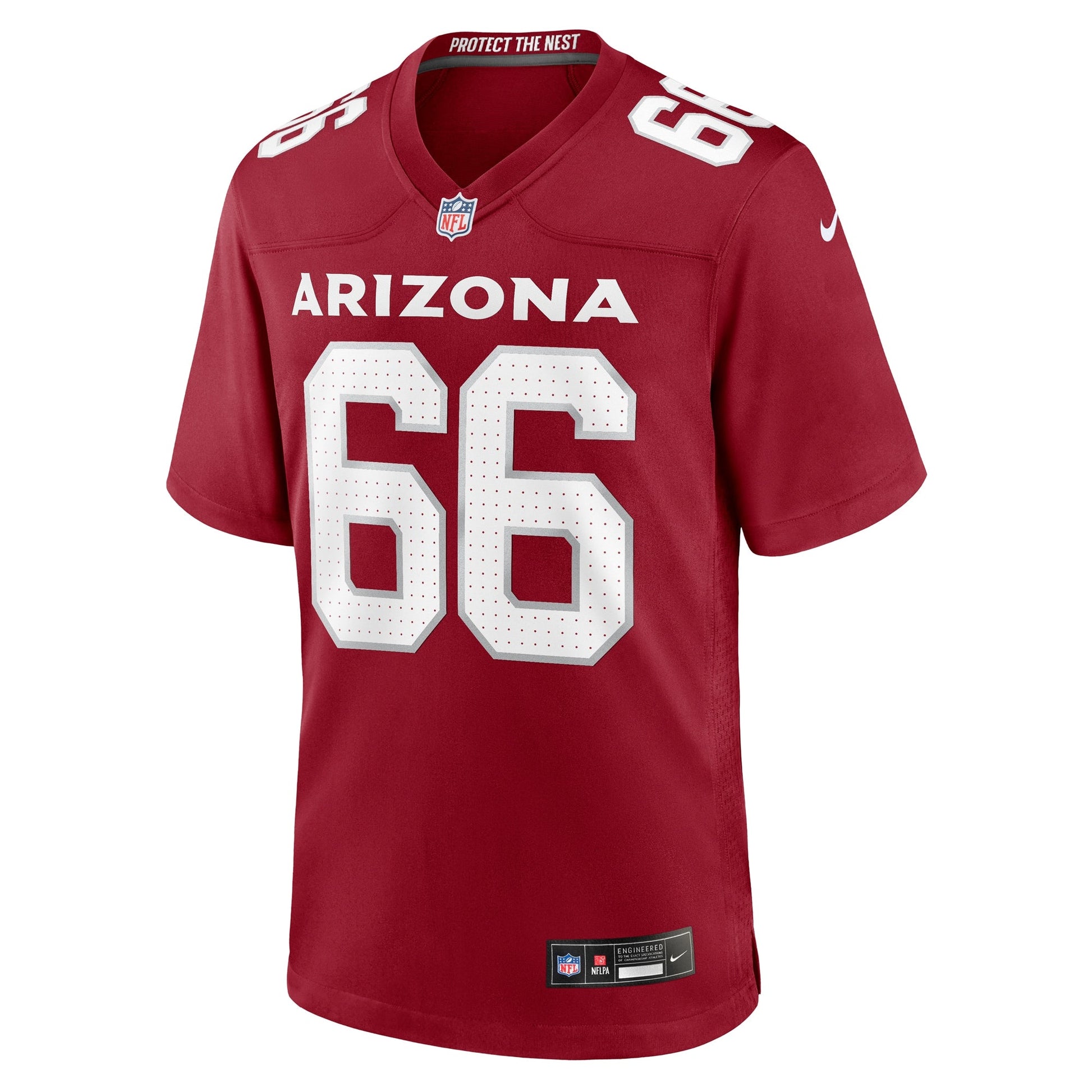 Jackson Barton Arizona Cardinals Nike Team Game Jersey - Cardinal football jersey product view 2