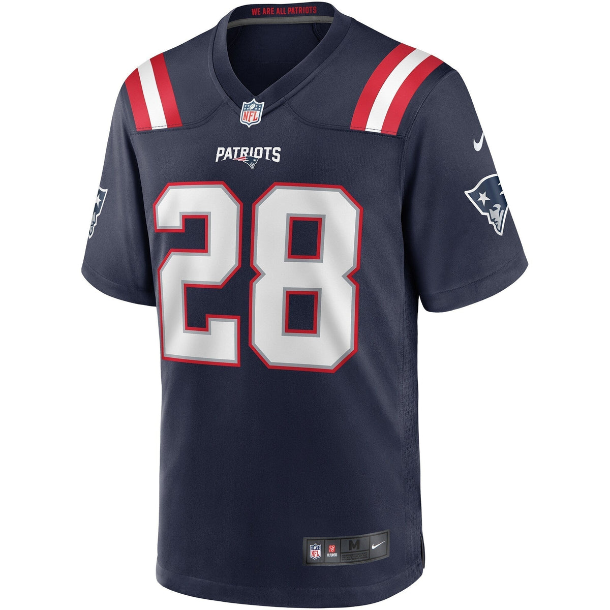 Curtis Martin New England Patriots Nike Game Retired Jersey - Navy football jersey product view 2