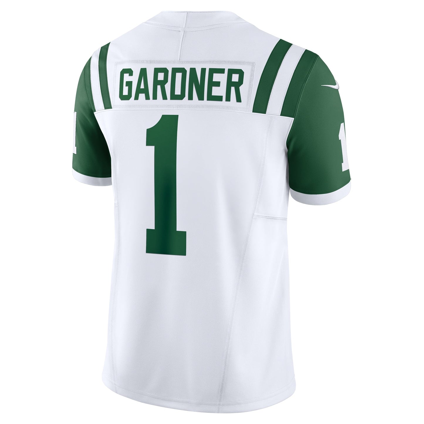 Ahmad Sauce Gardner New York Jets Nike Classic Alternate Vapor F.U.S.E. Limited Jersey - White football jersey product view 3