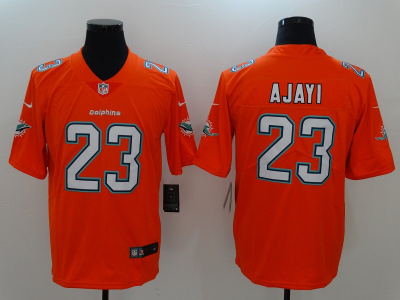 Men's Miami Dolphins Jay Ajayi #23 Orange Game Jersey1 football jersey product view 1