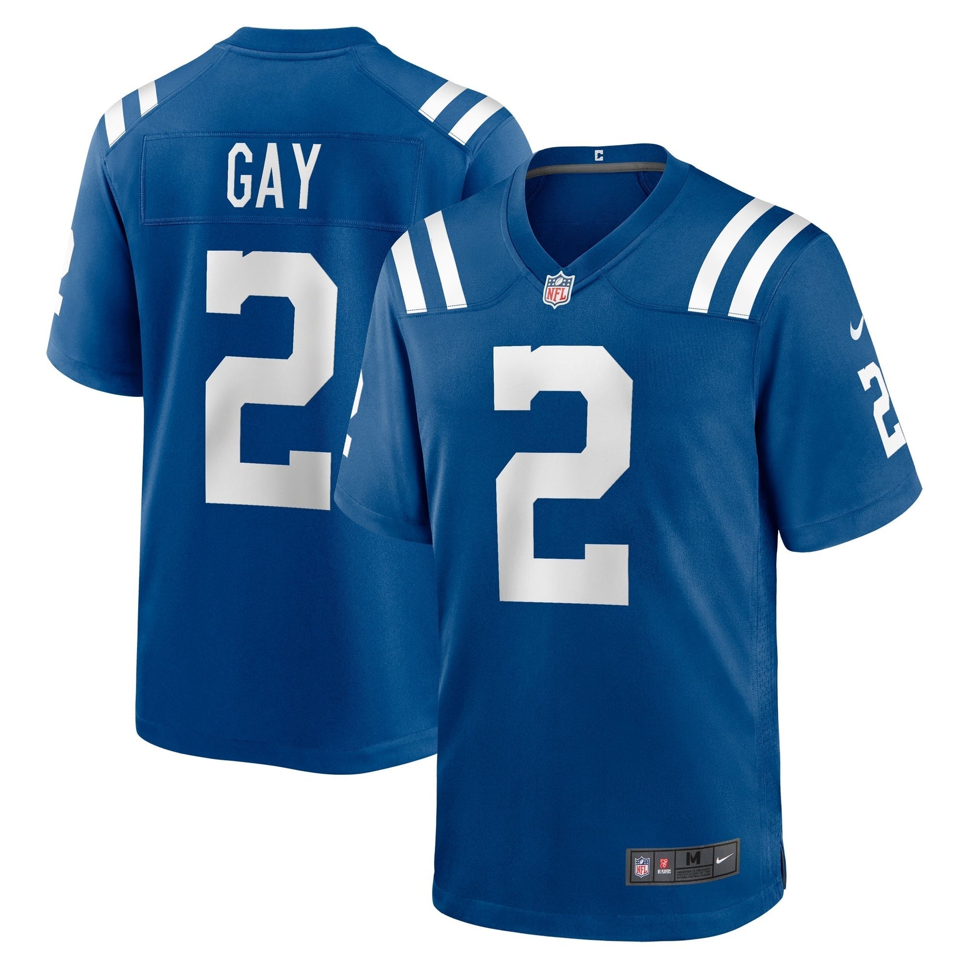 Matt Gay Indianapolis Colts Nike Game Jersey - Royal football jersey product view 1