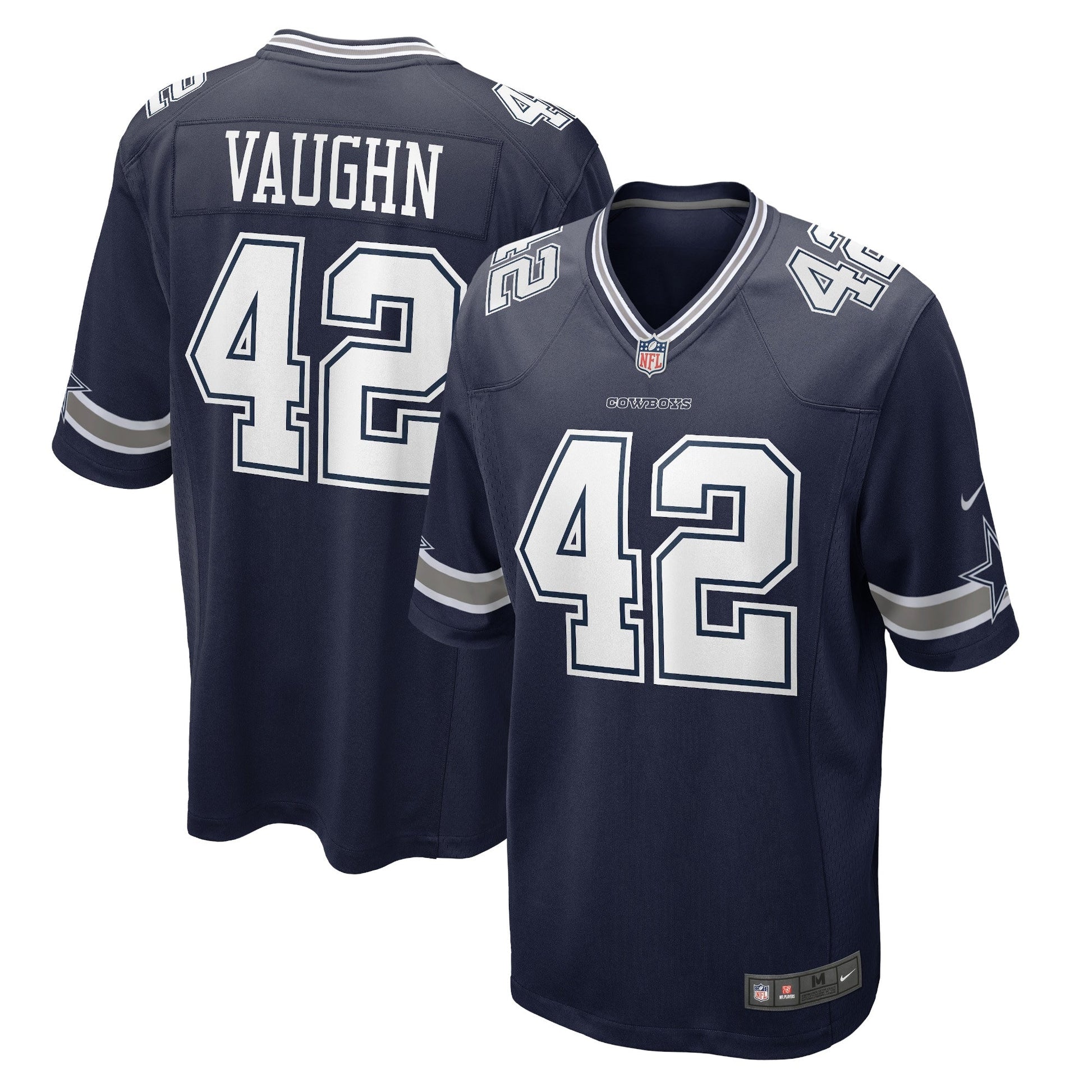 Deuce Vaughn Dallas Cowboys Nike Game Jersey - Navy football jersey product view 1