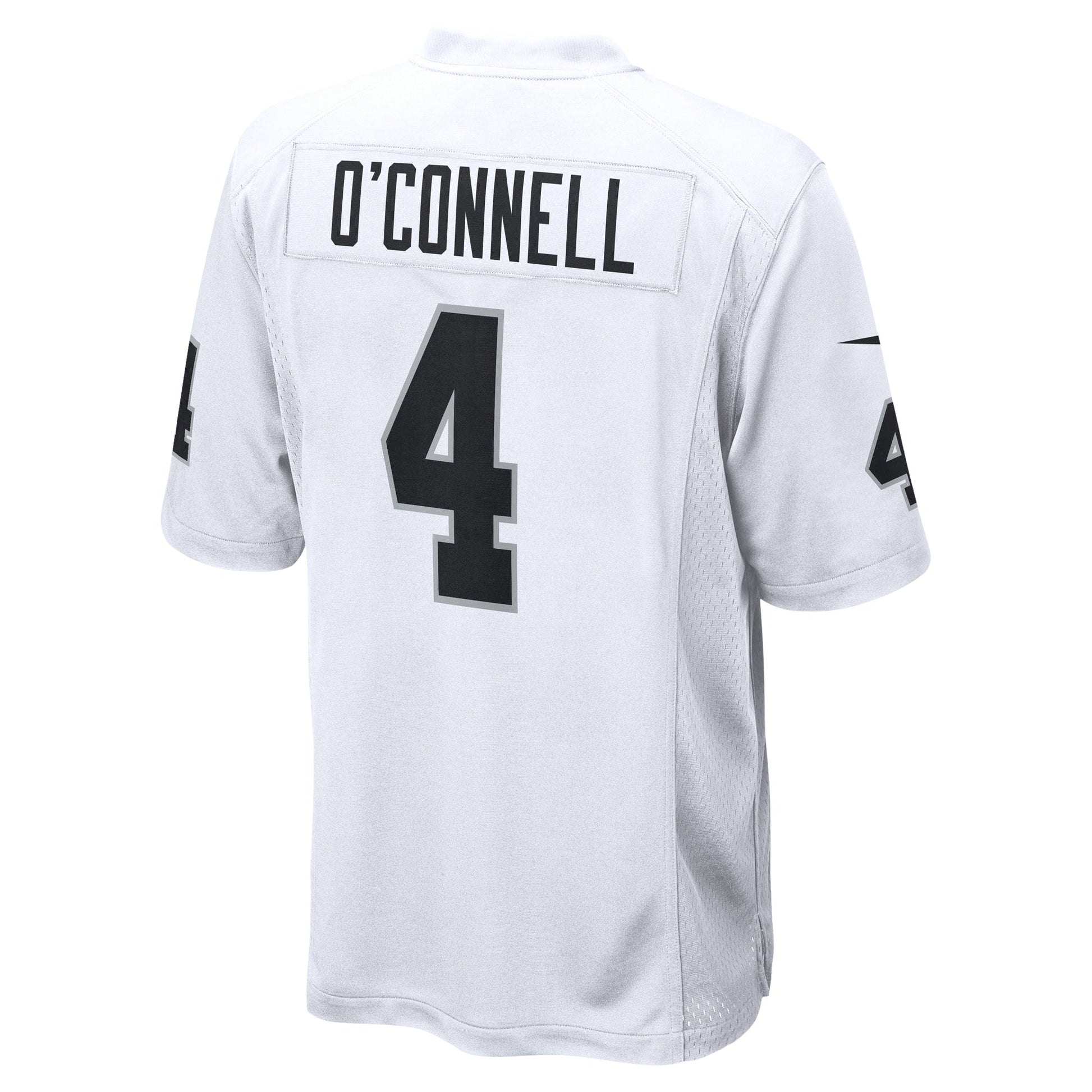 Aidan O'Connell Las Vegas Raiders Nike Game Jersey - White football jersey product view 3
