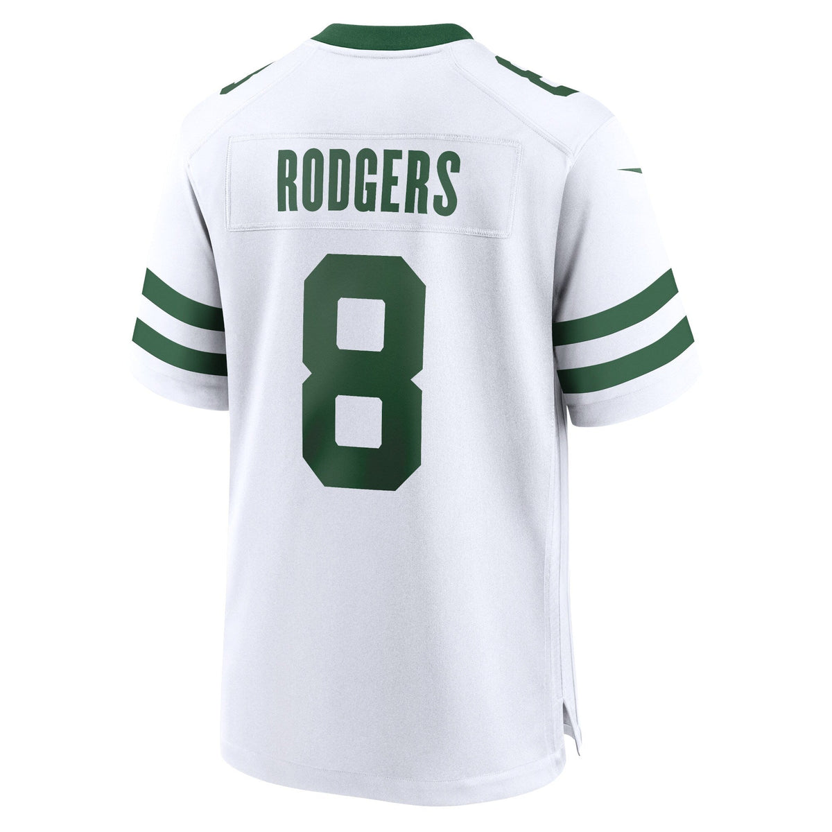 Aaron Rodgers New York Jets Nike Game Jersey - Legacy White football jersey product view 3