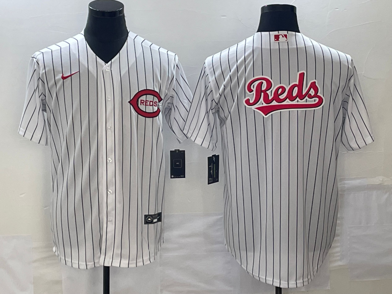 Men's Cincinnati Reds White 2022 MLB at Field of Dreams Game Authentic Team Jersey1 baseball jersey product view 1