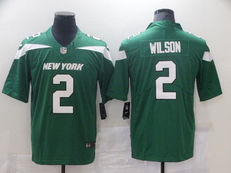 Men's New York Jets Zach Wilson #2 Gotham Green Game Jersey1 football jersey product view 1