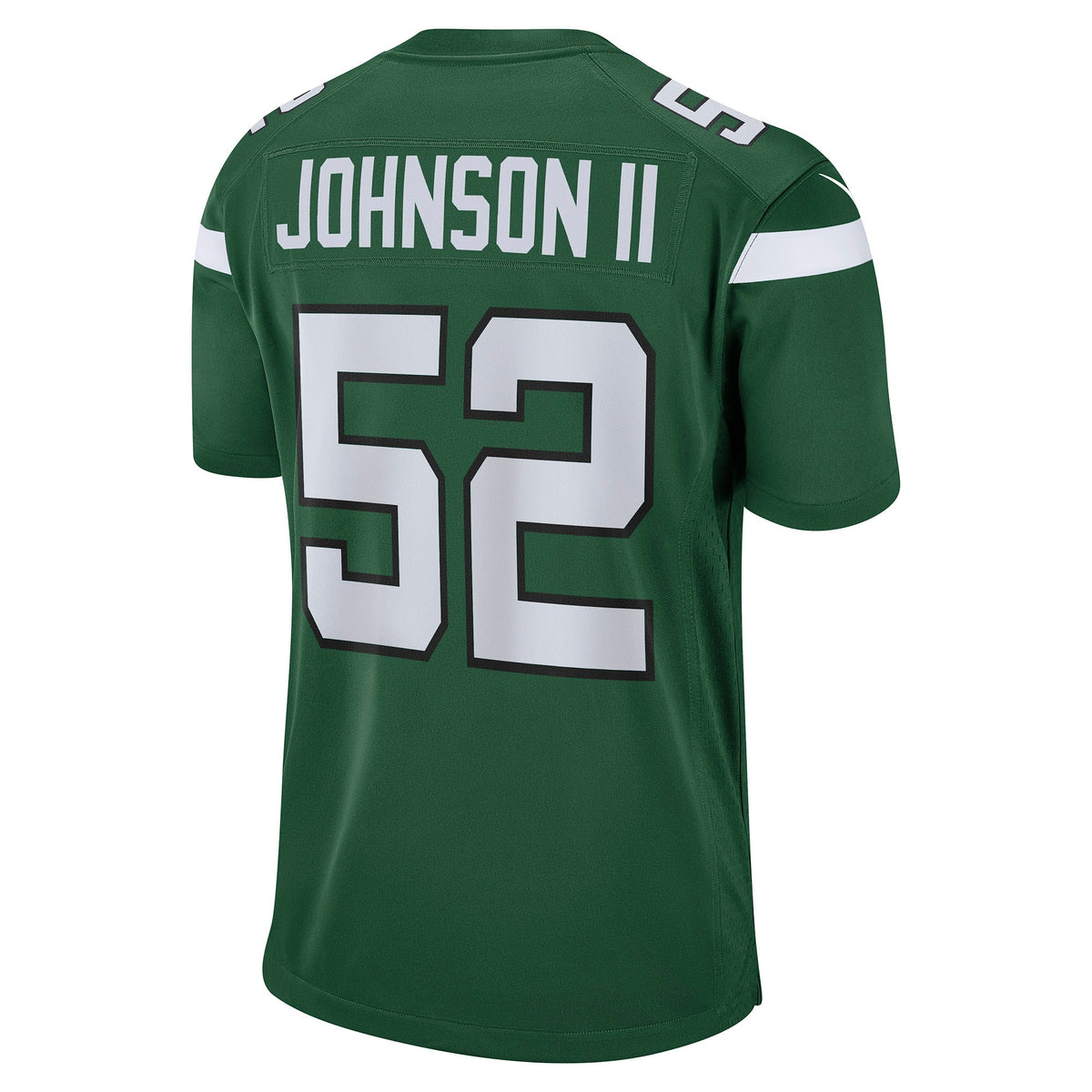 Jermaine Johnson II New York Jets Nike Game Jersey - Green football jersey product view 3