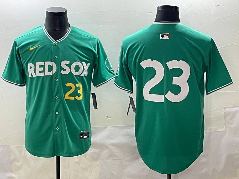 Men's Boston Red Sox Dennis Boyd #23 Green 2025 City Connect Limited Player Jersey baseball jersey product view 1