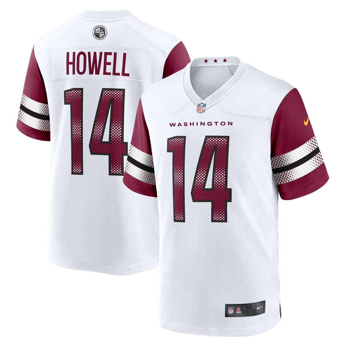 Sam Howell Washington Commanders Nike Team Game Jersey - White football jersey product view 1