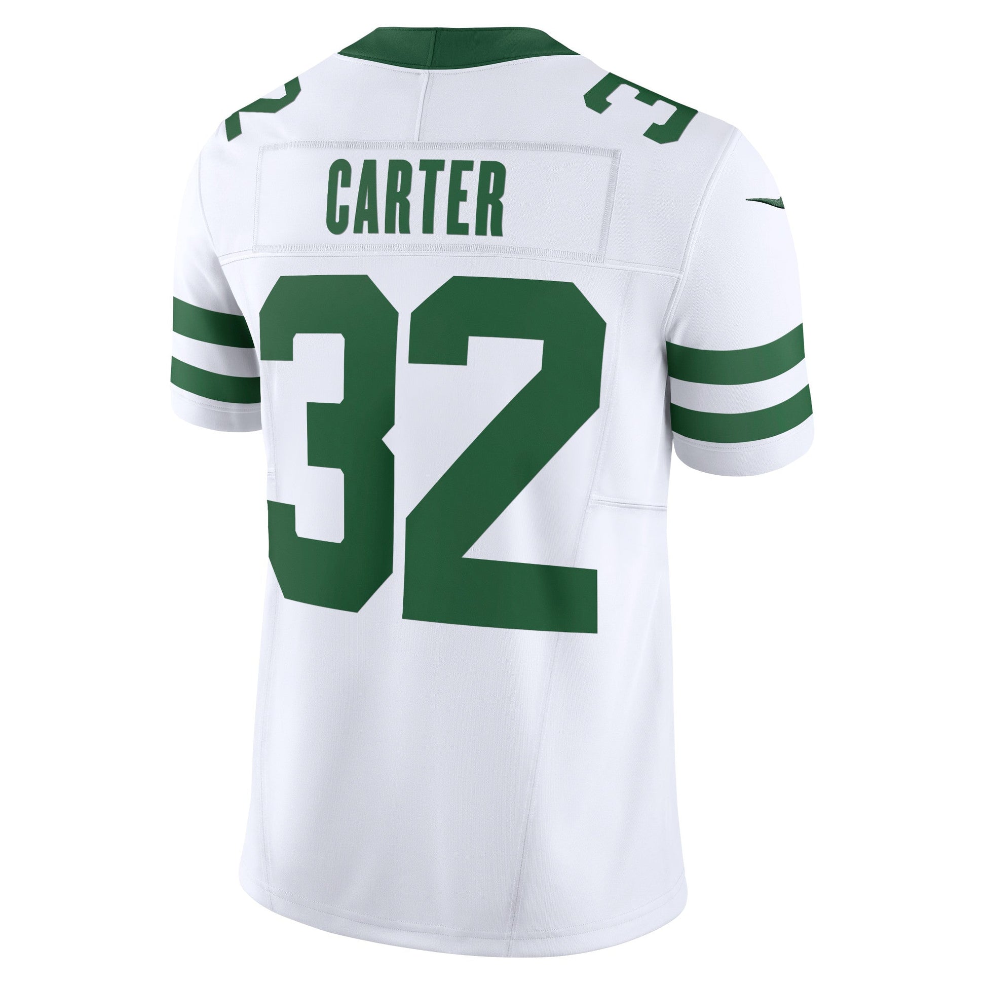 Michael Carter New York Jets Nike Vapor F.U.S.E. Limited Jersey - Legacy White football jersey product view 3