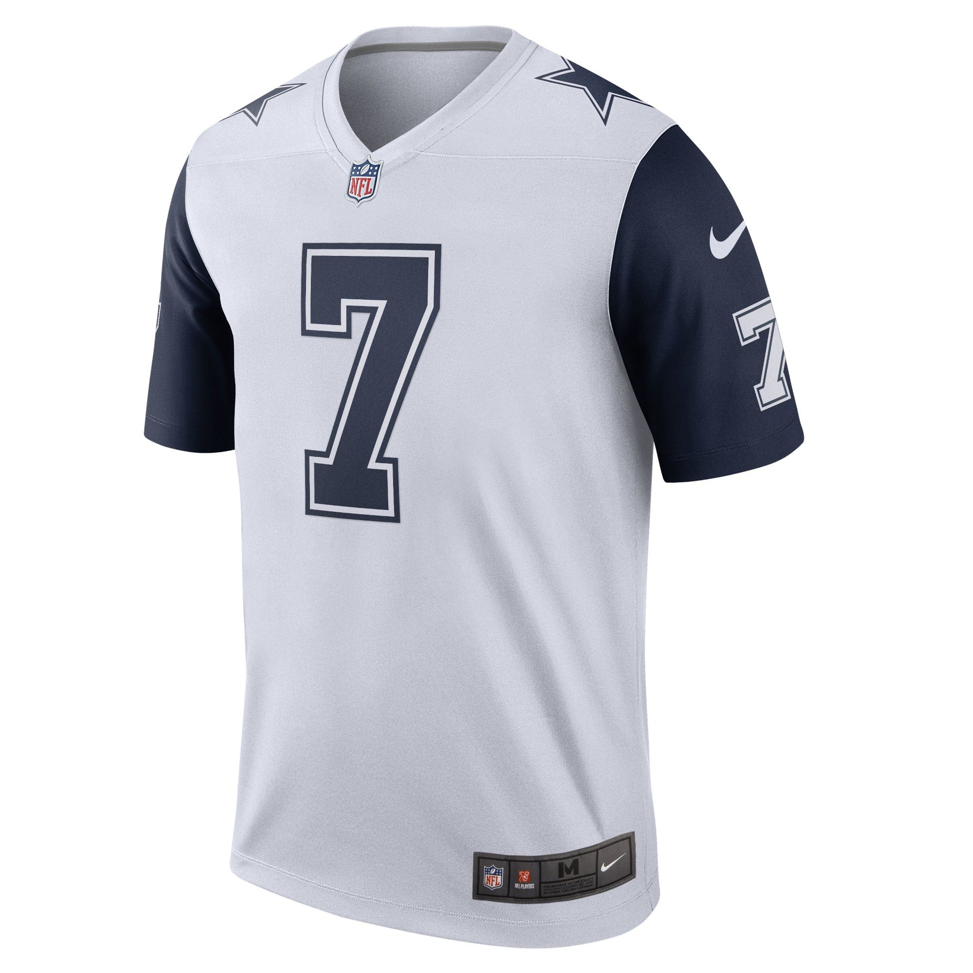 Trevon Diggs Dallas Cowboys Nike Legend Jersey - White football jersey product view 2