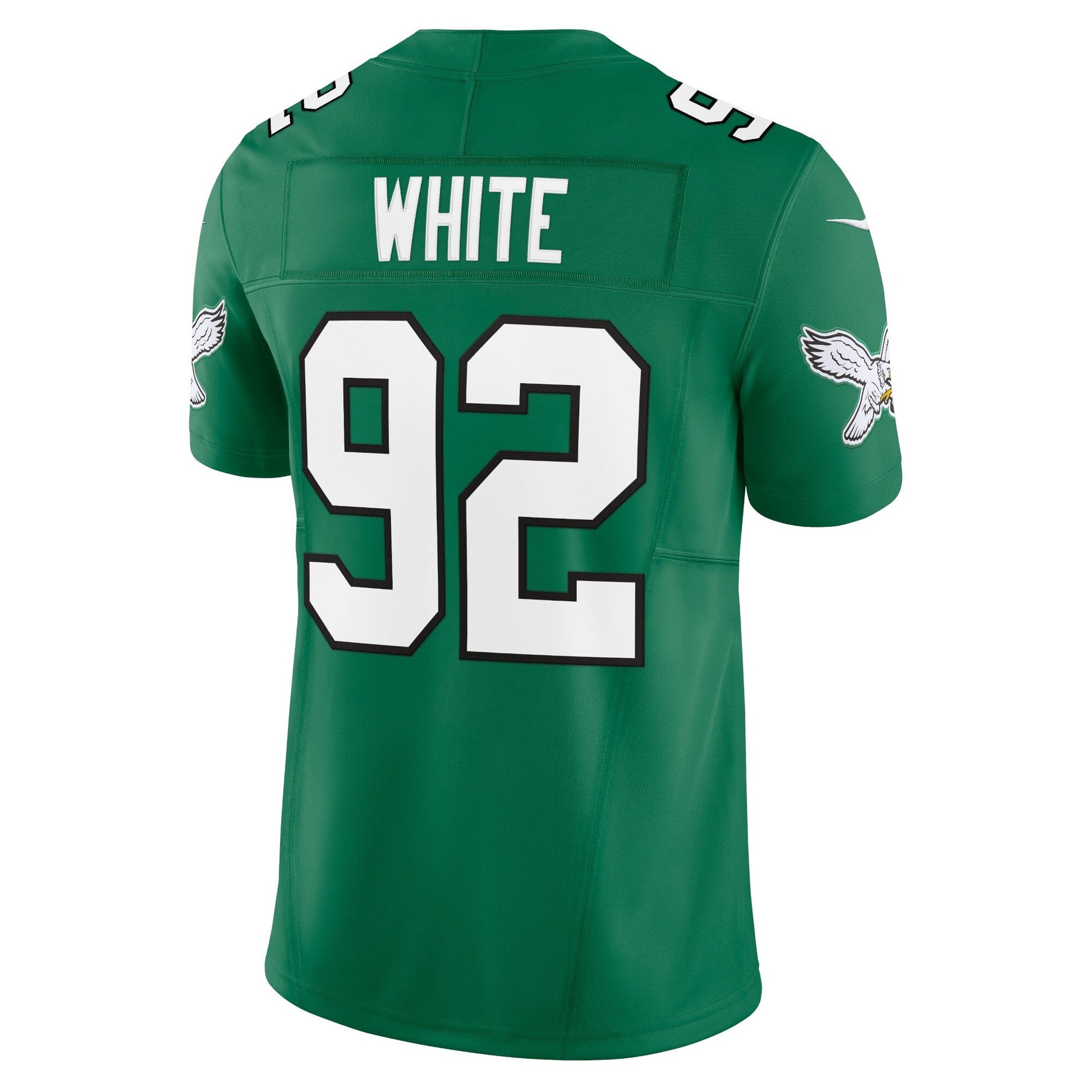 Reggie White Philadelphia Eagles Nike Alternate Vapor F.U.S.E. Limited Jersey - Kelly Green football jersey product view 3