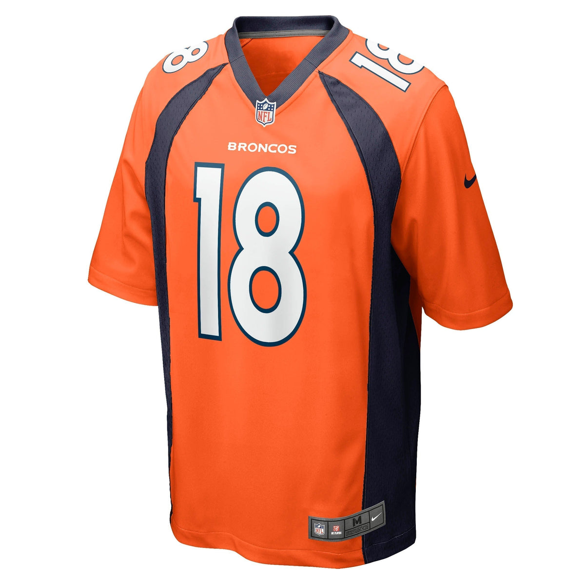 Frank Tripucka Denver Broncos Nike Retired Jersey - Orange football jersey product view 2