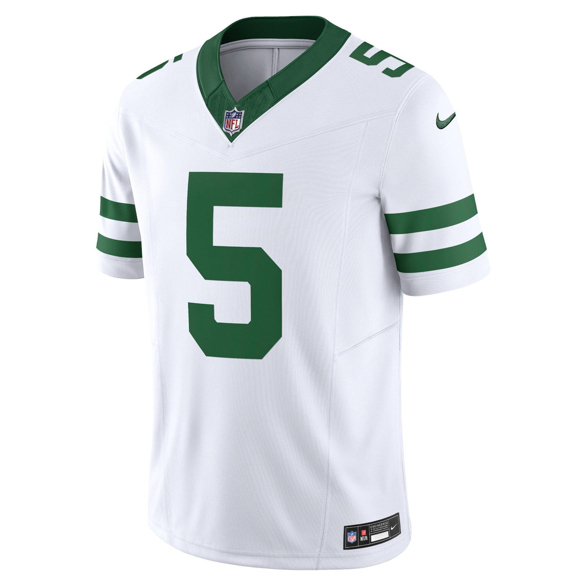 Garrett Wilson New York Jets Nike Vapor F.U.S.E. Limited Jersey - Legacy White football jersey product view 2
