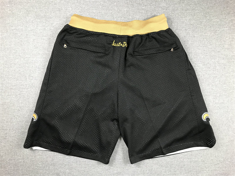 Men's New Orleans Saints Black Pocket Shorts1 football jersey product view 2