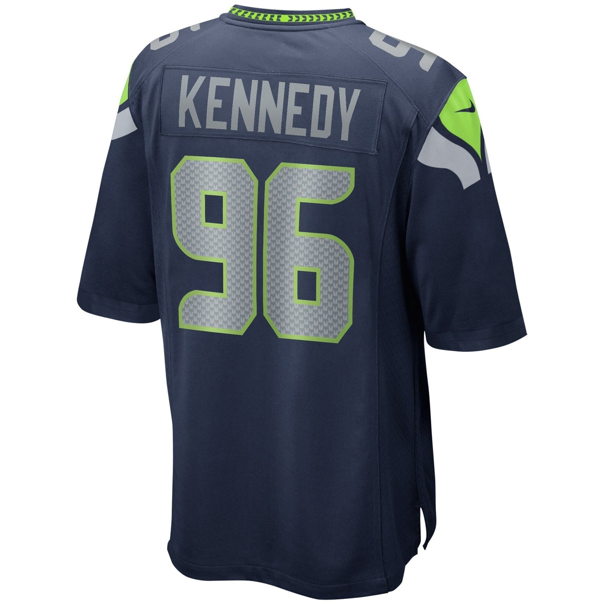 Cortez Kennedy Seattle Seahawks Nike Game Retired Jersey - College Navy football jersey product view 3