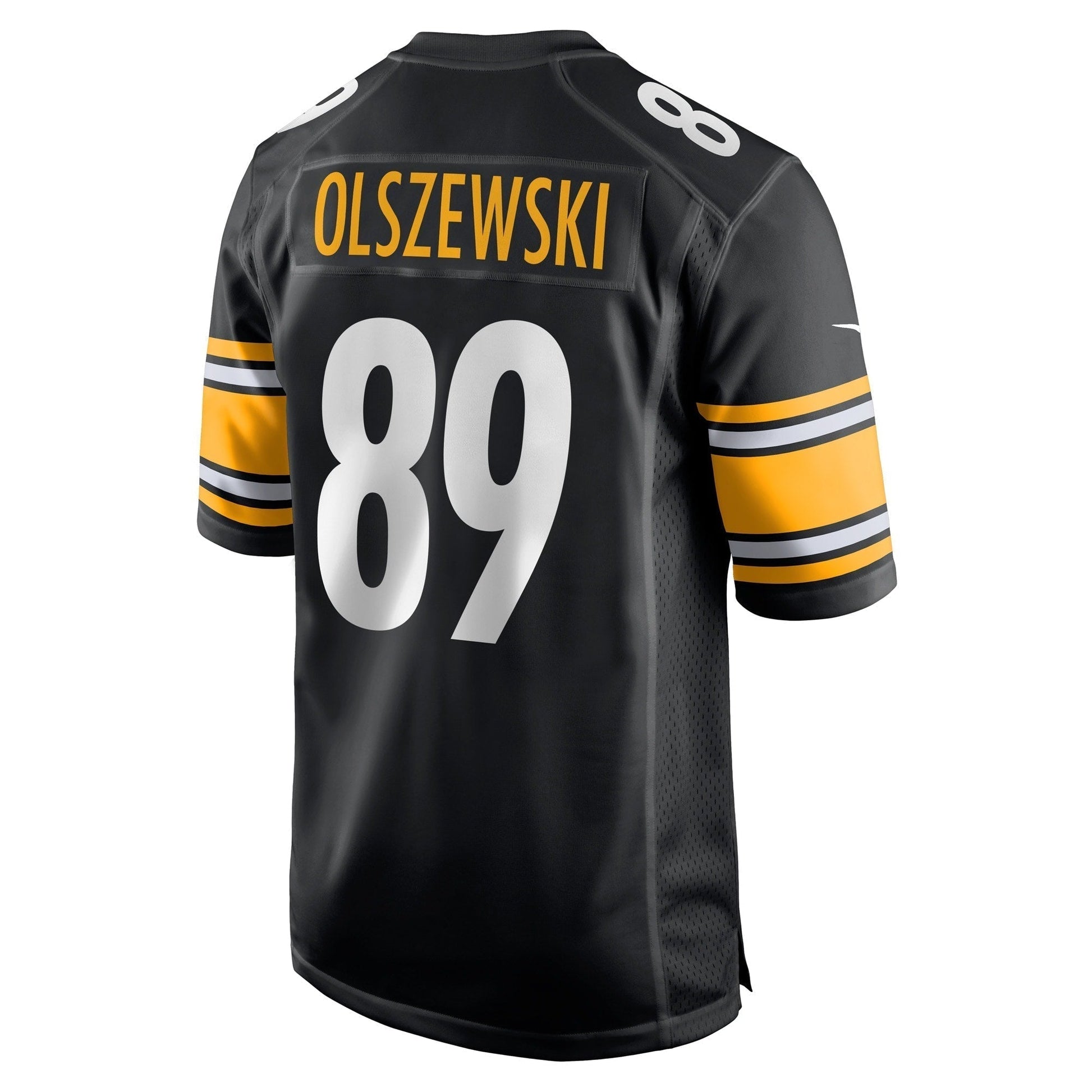 Gunner Olszewski Pittsburgh Steelers Nike Game Jersey - Black football jersey product view 3
