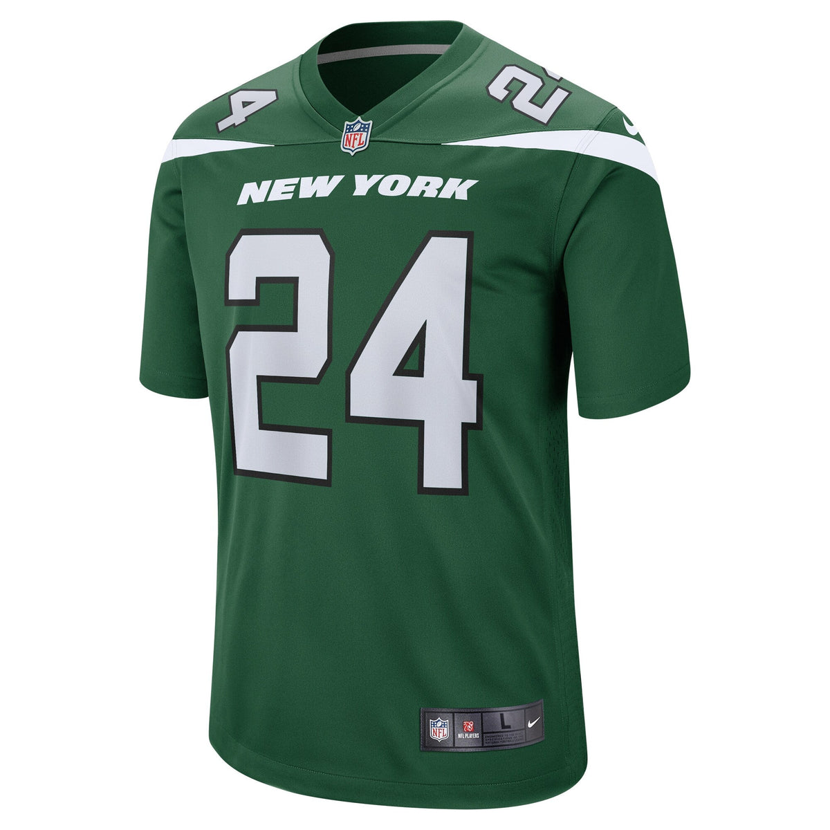 Darrelle Revis New York Jets Nike Retired Game Jersey - Gotham Green football jersey product view 2