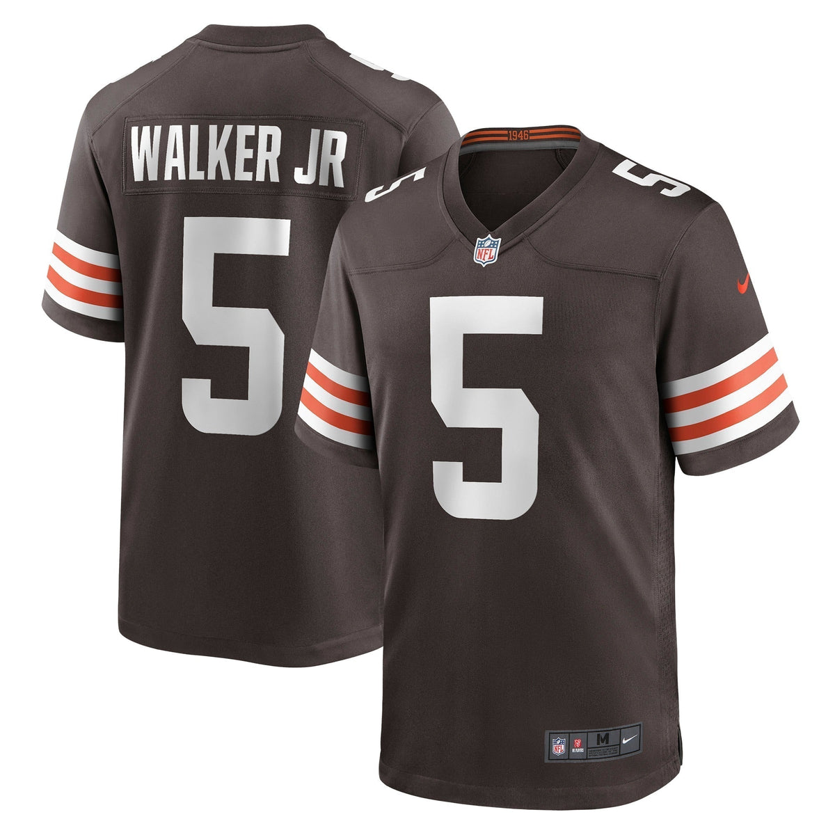 Anthony Walker Jr. Cleveland Browns Nike Game Jersey - Brown football jersey product view 1